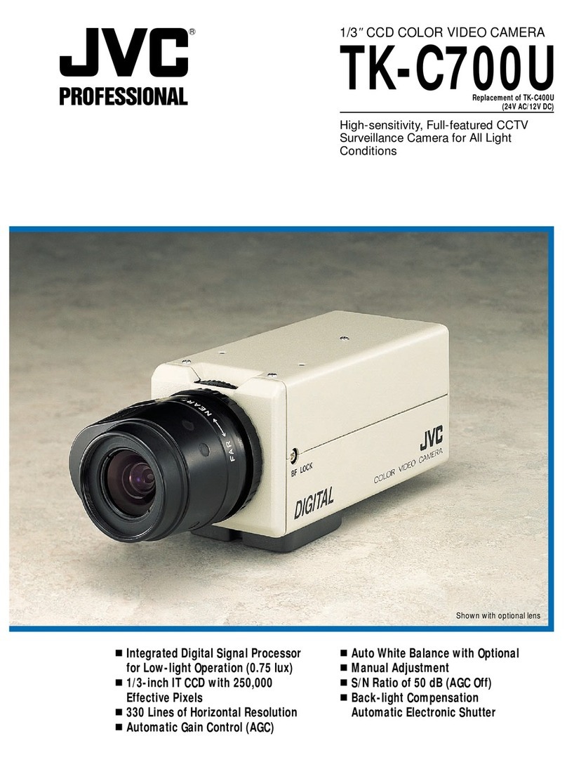 JVC TK-C700U - Color Cctv Camera User manual