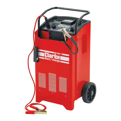 Clarke Start n charge BC260N Operating and maintenance instructions