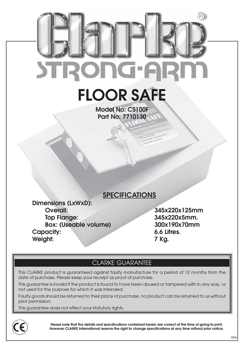 Clarke STRONG-ARM CS100F User manual Clarke STRONG-ARM CS100F User manual