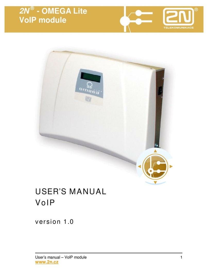 2N OMEGA Lite user manual