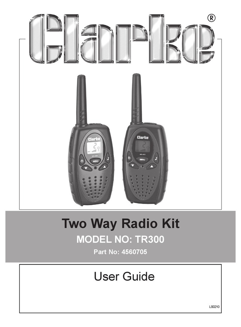 Clarke TR300 user guide
