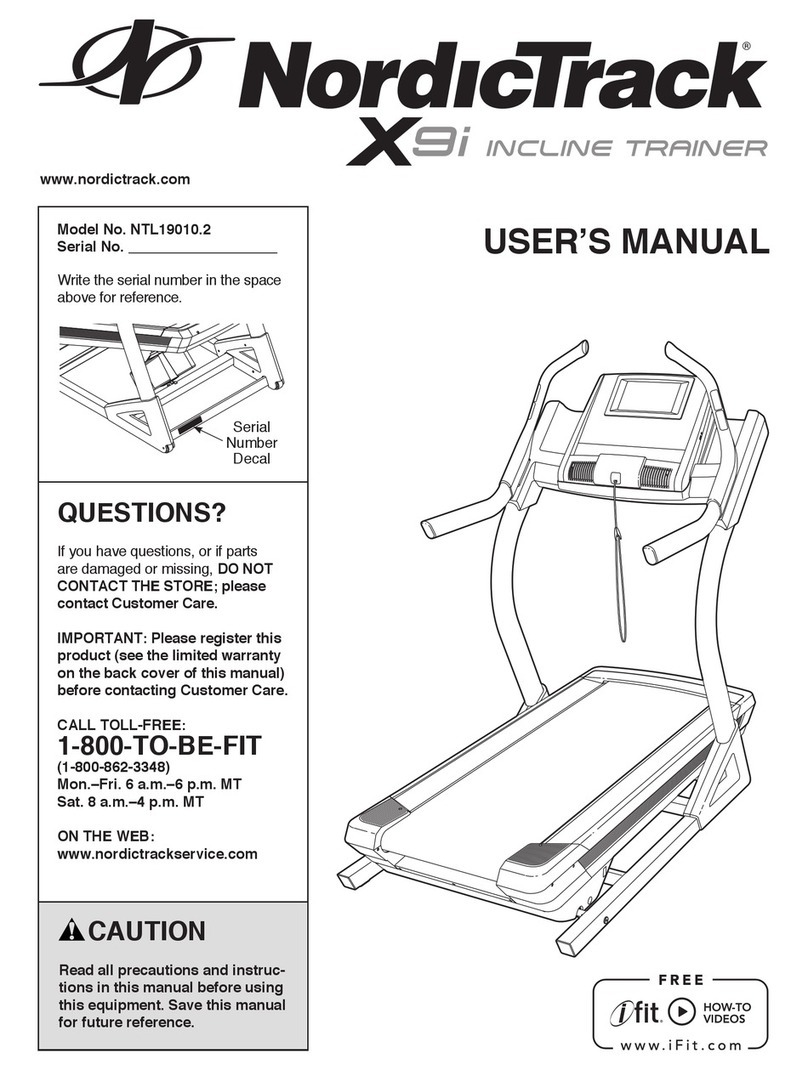 NordicTrack NTL19010.2 User manual