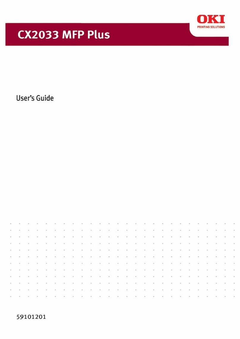 Oki CX2033 MFP Plus User manual