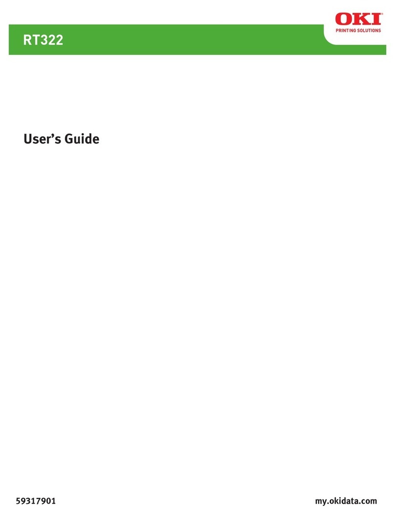 Oki OKIPOS RT322 User manual