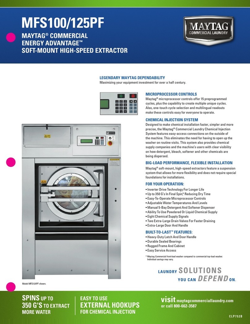 Maytag MFS100 User manual