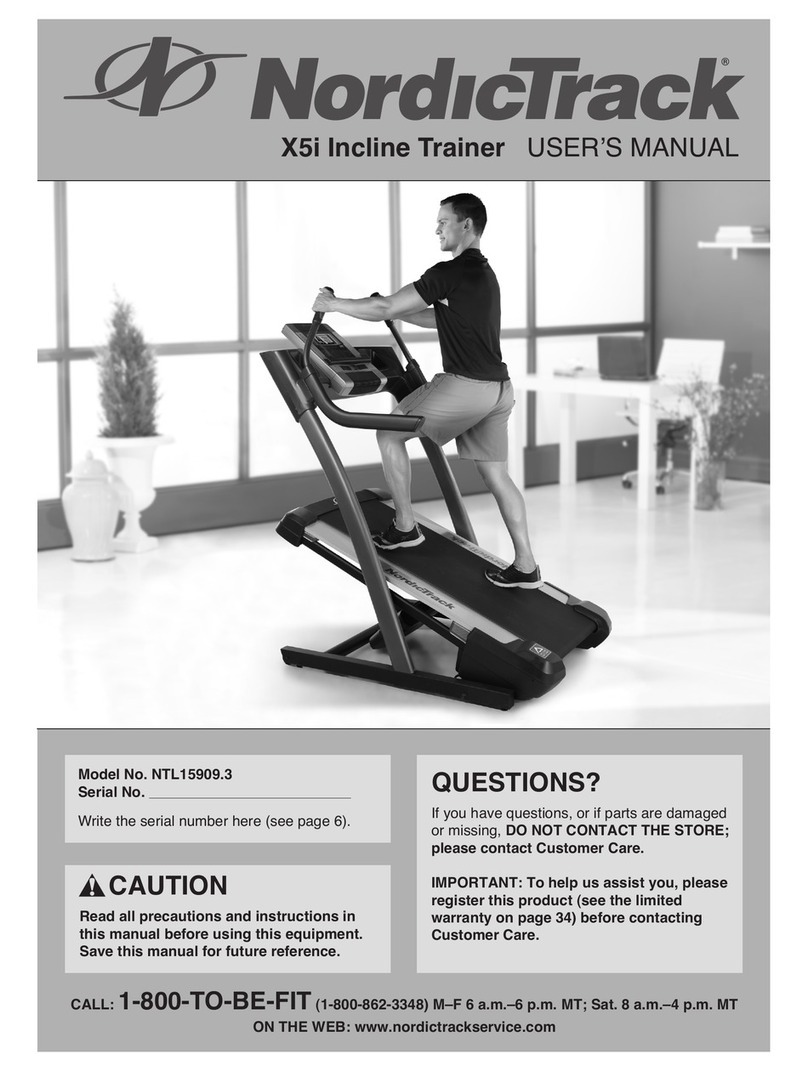 NordicTrack NTL15909.3 User manual