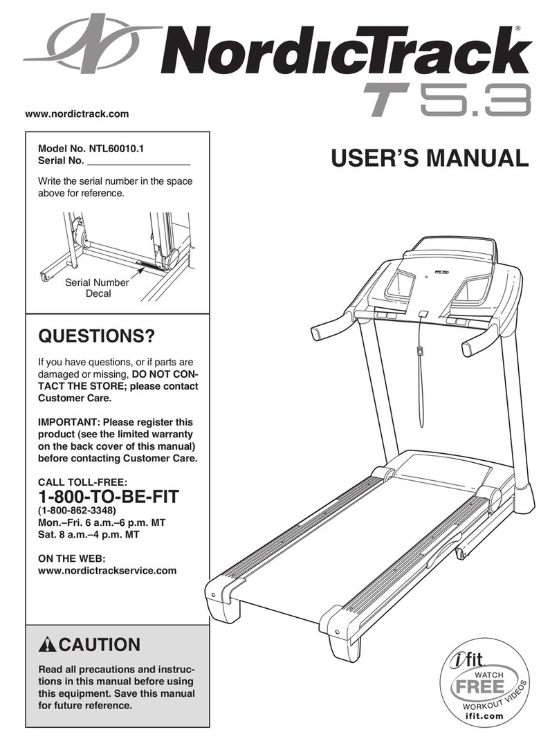 NordicTrack NTL60010.1 user manual
