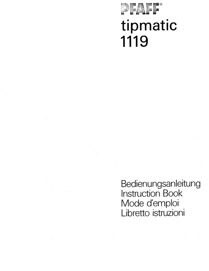 Pfaff tipmatic 1119 User manual