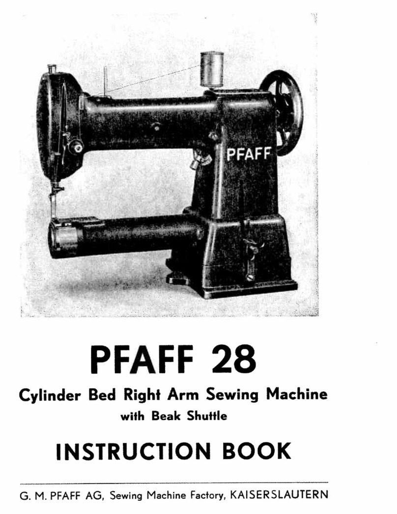 Pfaff 28 User manual Pfaff 28 User manual