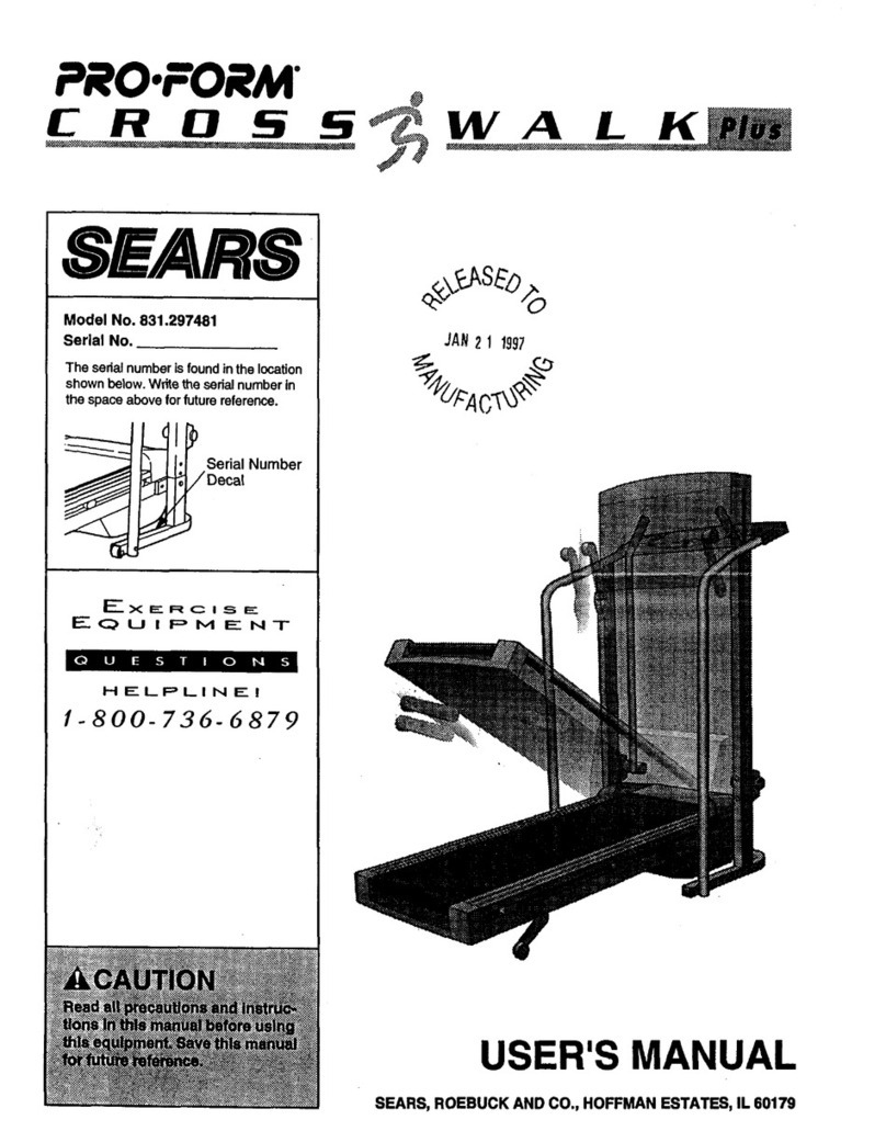 Pro-Form 831.297481 user manual