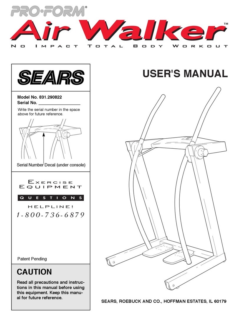 Pro-Form 831.290822 User manual