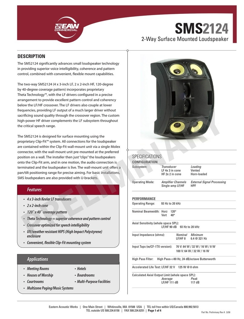 EAW SMS2124 Brochure & specs
