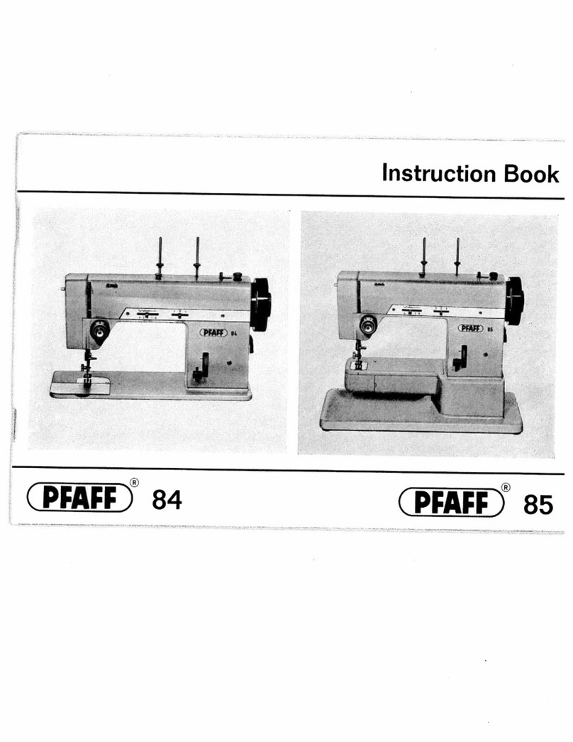 Pfaff 84 User manual