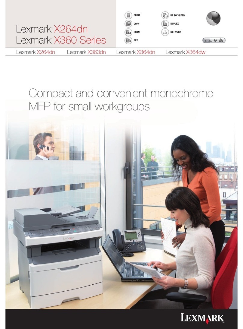 Lexmark X264dn User manual