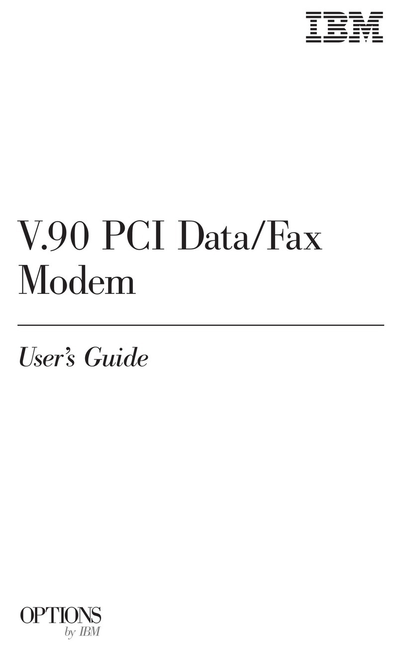 IBM PCI Data/Fax Modem user guide