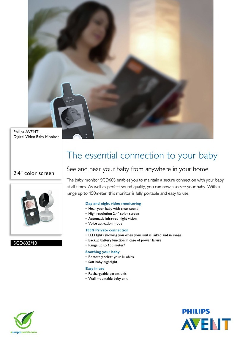 Philips AVENT SCD603/10 User manual