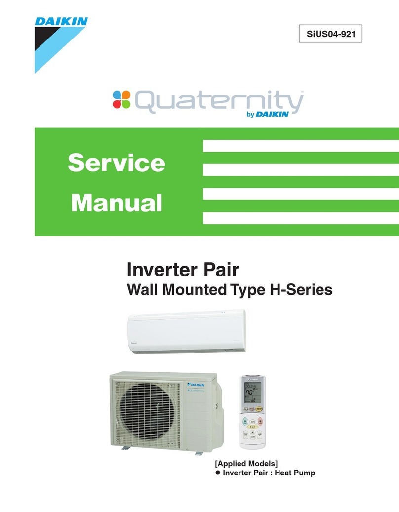 Daikin Quaternity FTXG09HVJU User manual