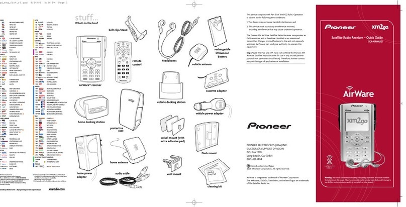 Pioneer GEX-AIRWARE1 User manual