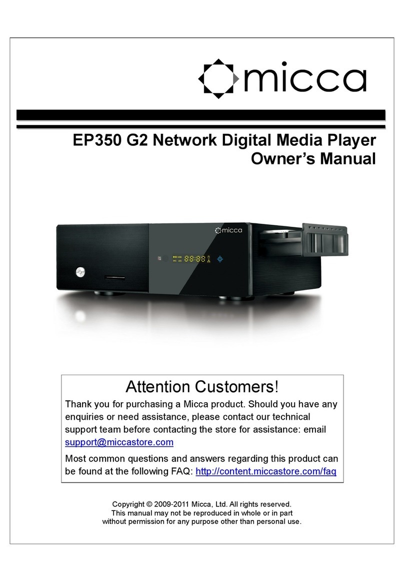 Micca EP350 G2 User manual