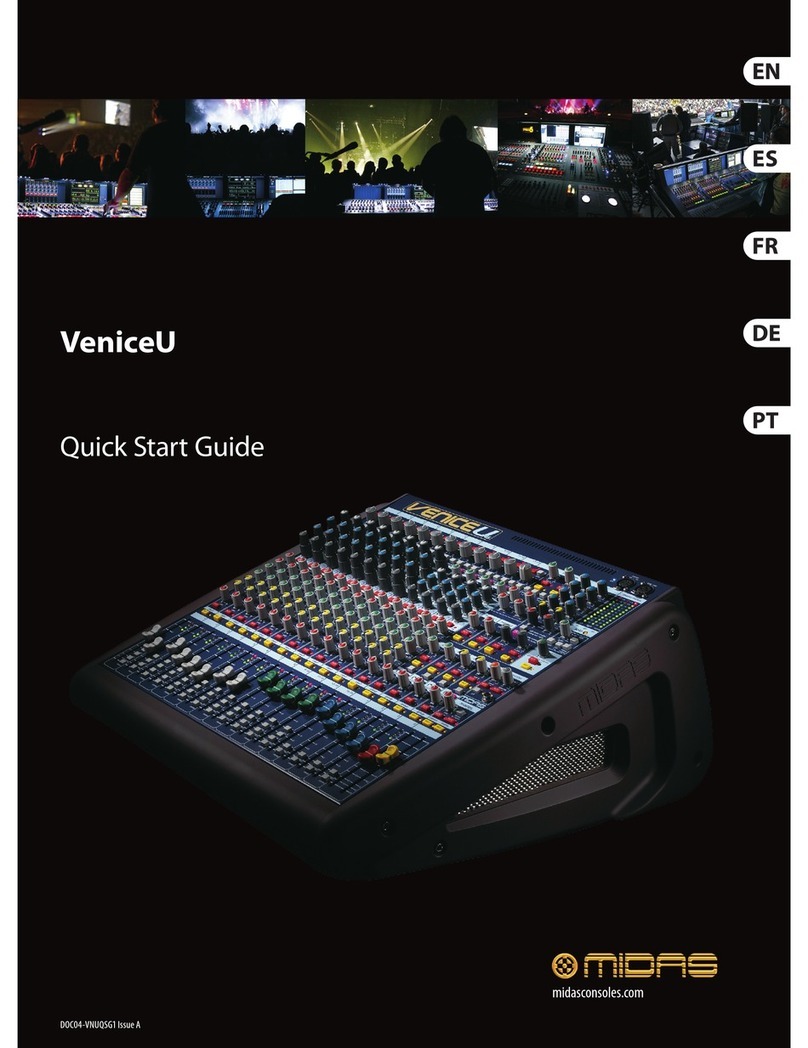 Midas VeniceU User manual