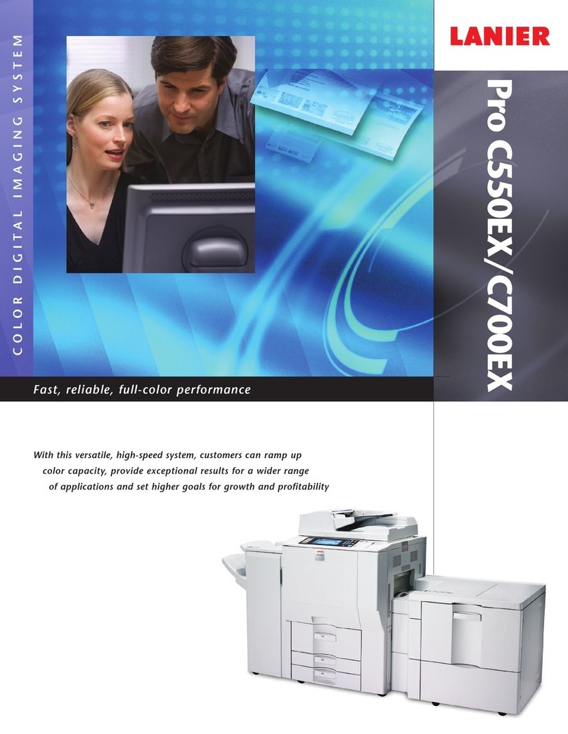 Lanier ProC550EX Brochure & specs