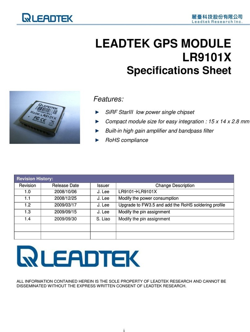 Leadtek LR9101X Specification sheet