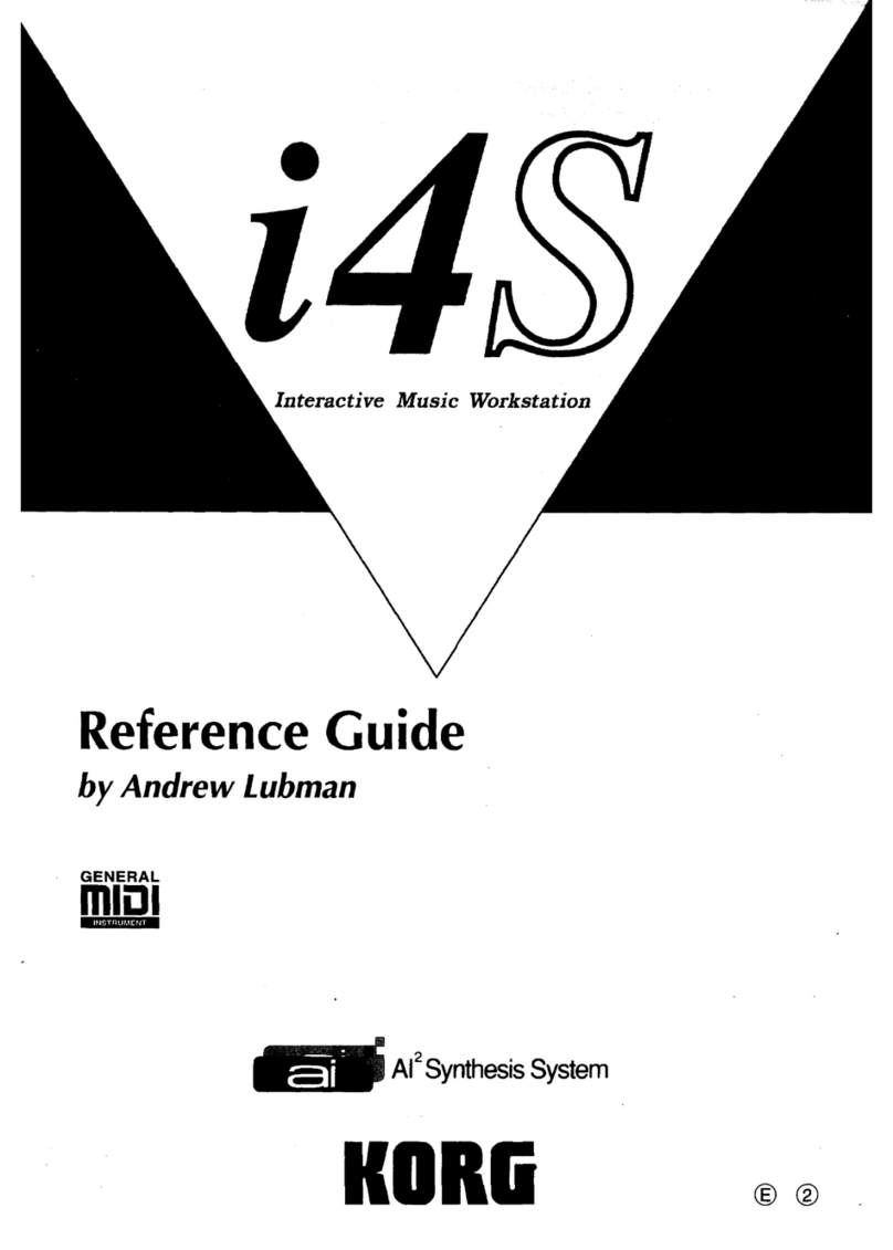Korg i4S User manual
