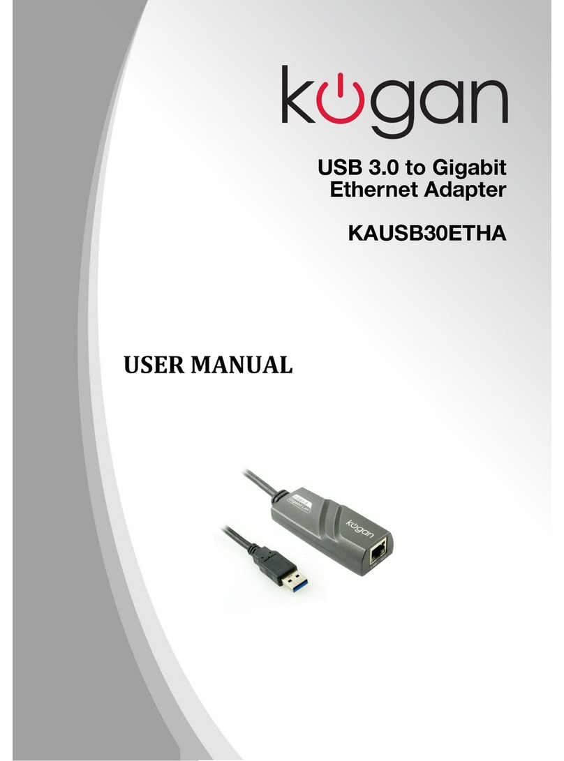 Kogan KAUSB30ETHA user manual