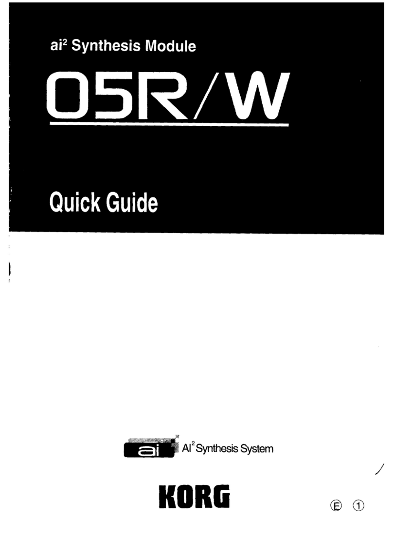 Korg 05R quick guide
