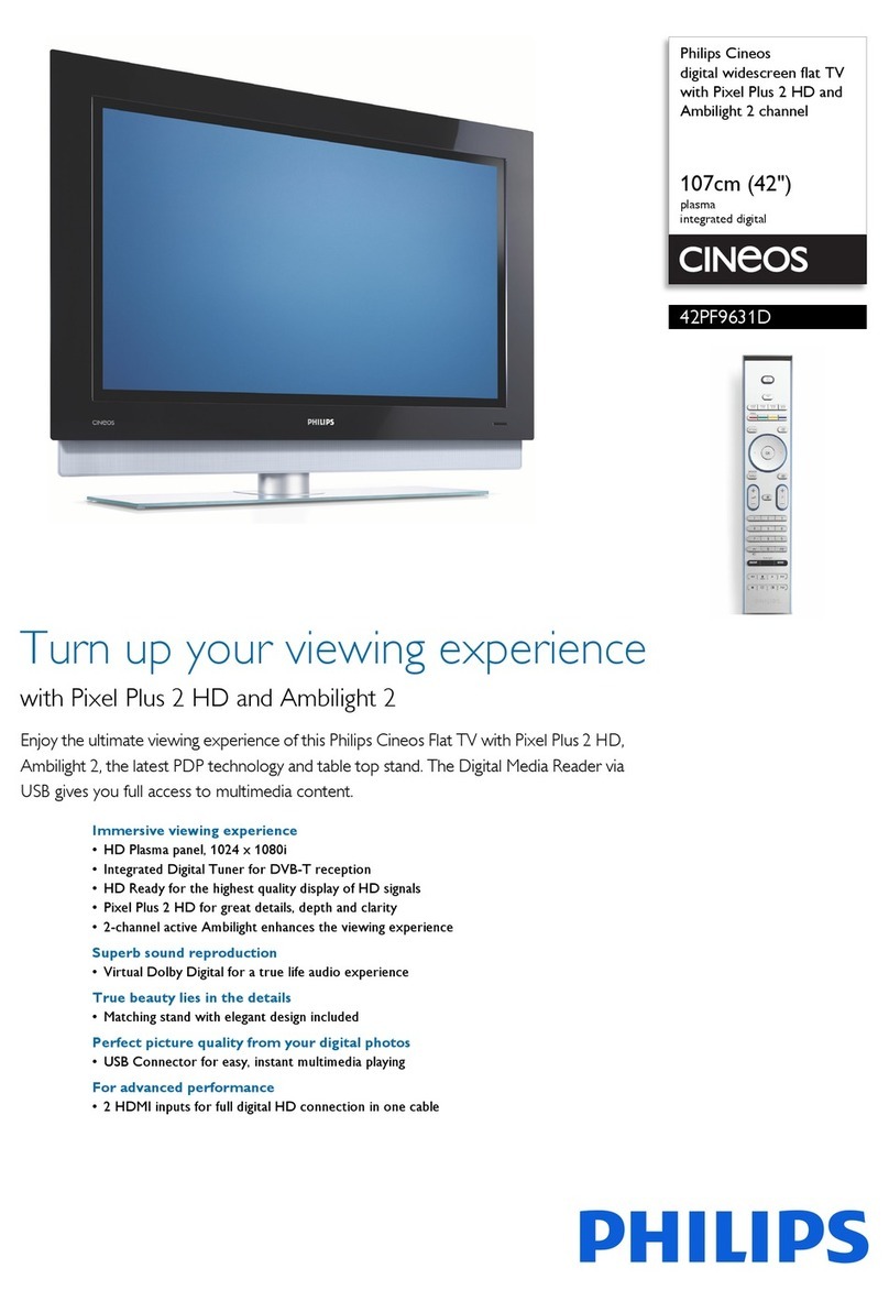 Philips Cineos 42PF9631D/10 User manual