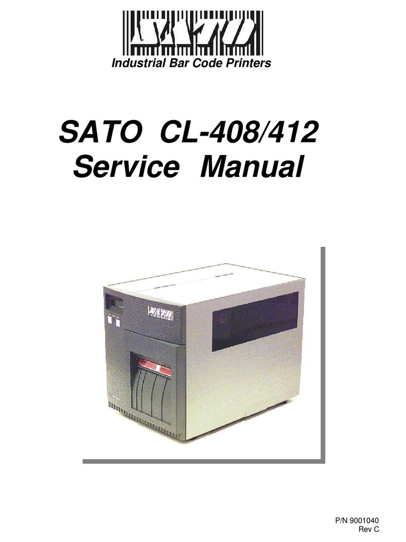 SATO CL-408 User manual