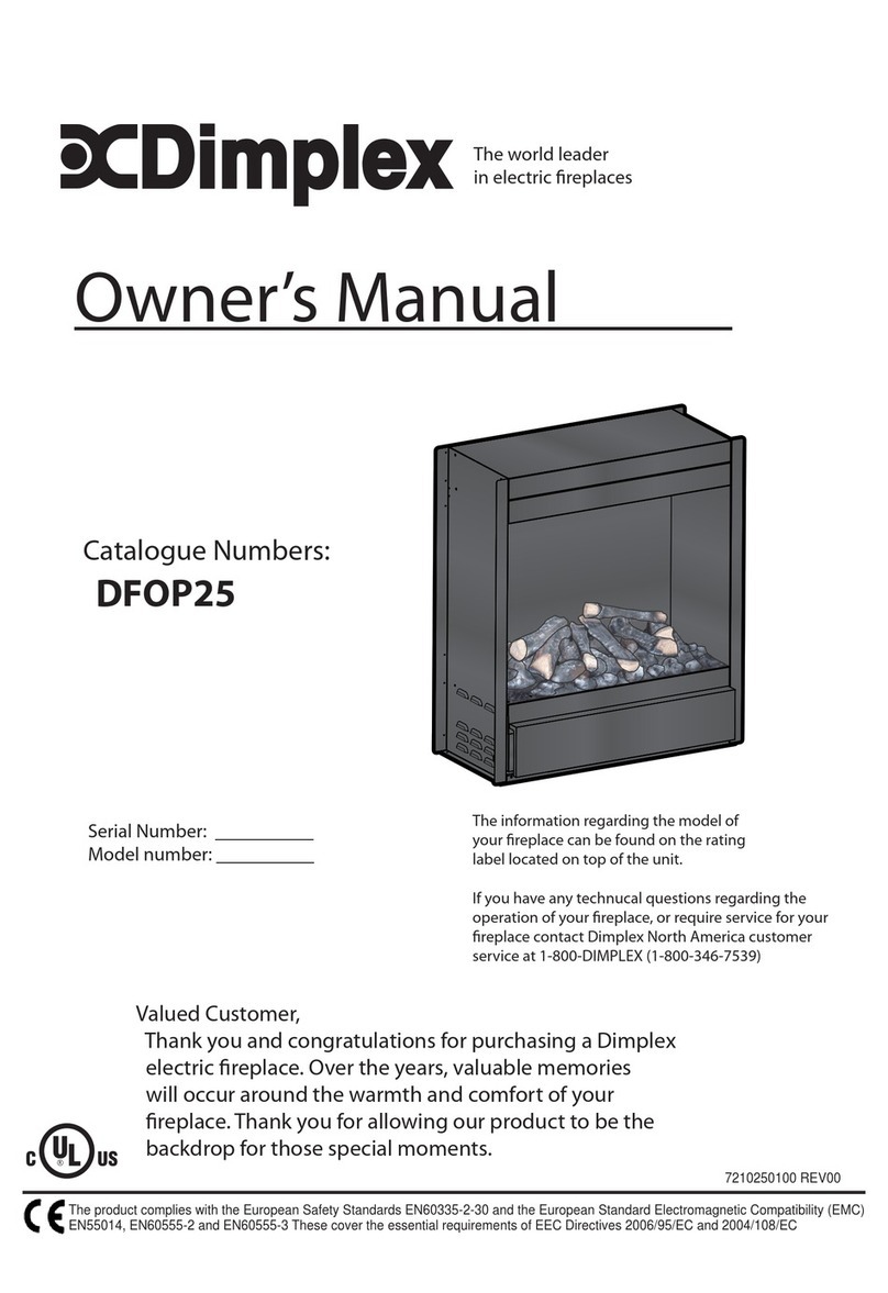 Dimplex DFOP25 owner's manual Dimplex DFOP25 owner's manual