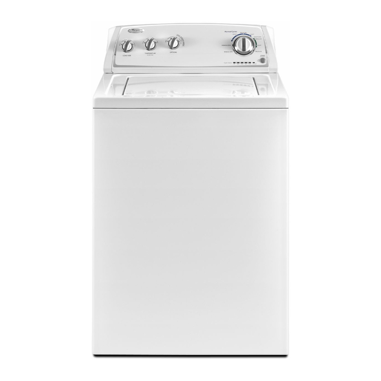 Whirlpool TOP-LOADING WASHER Use and care guide