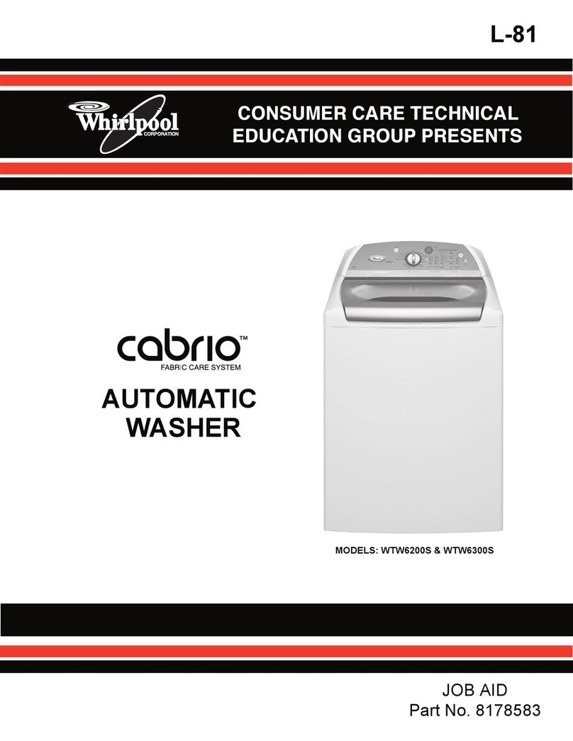 Whirlpool Cabrio WTW6200S user manual