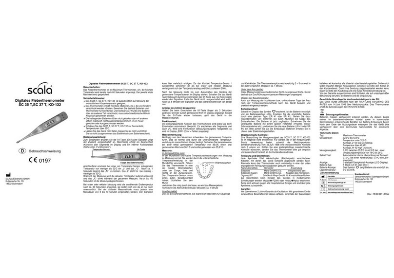Scala SC 35 T User manual