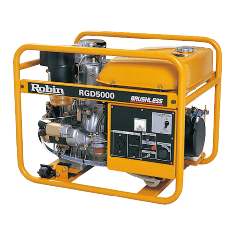 Robin RGD500 User manual