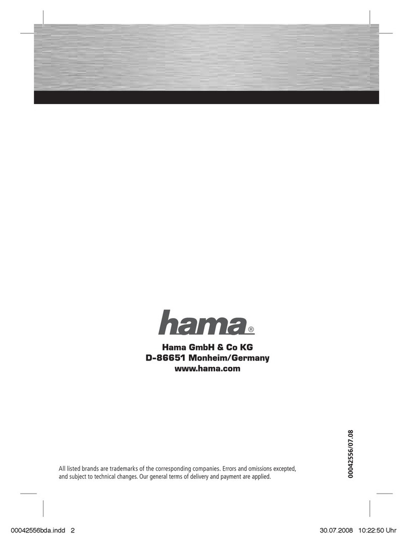 Hama Matrix 420 operating instructions