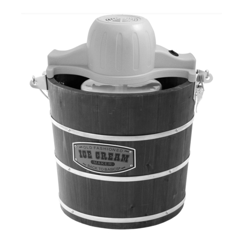 Back to Basics OLD-FASHIONED ICE CREAM MAKER User manual
