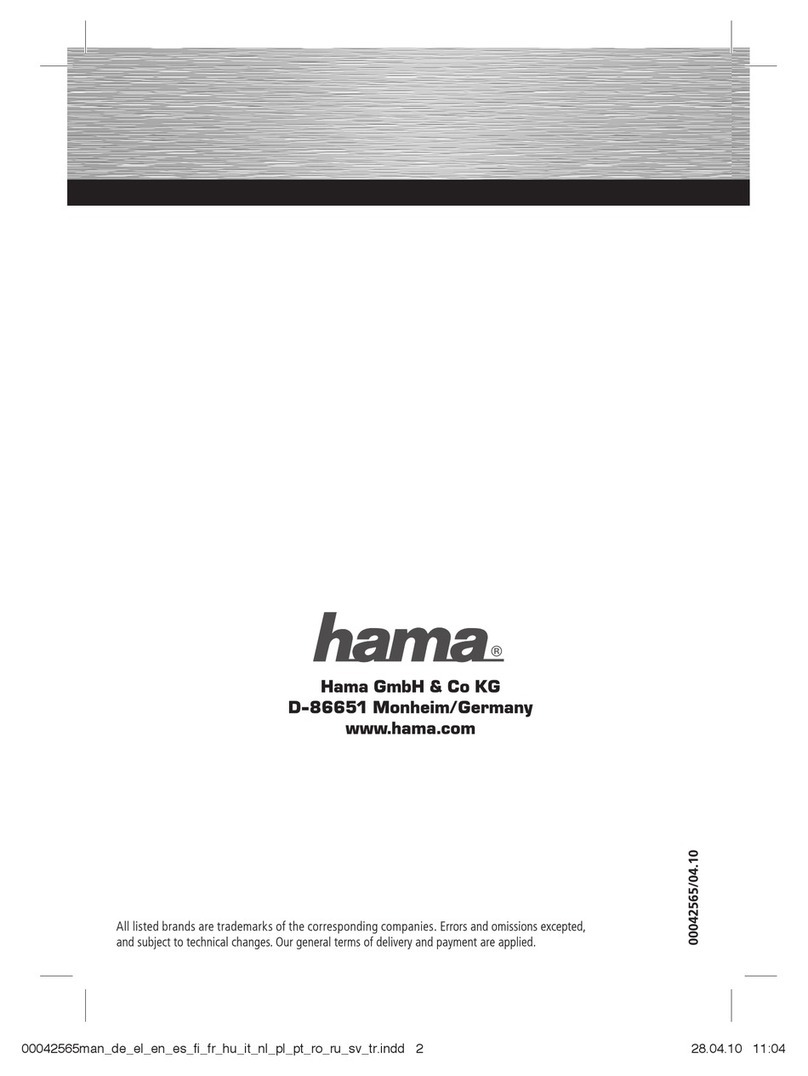 Hama Matrix 4x2 Operating	 instruction