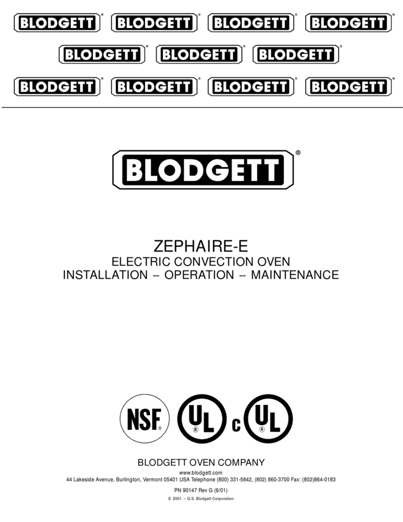 Blodgett ZEPHAIRE-E Guide Blodgett ZEPHAIRE-E Guide