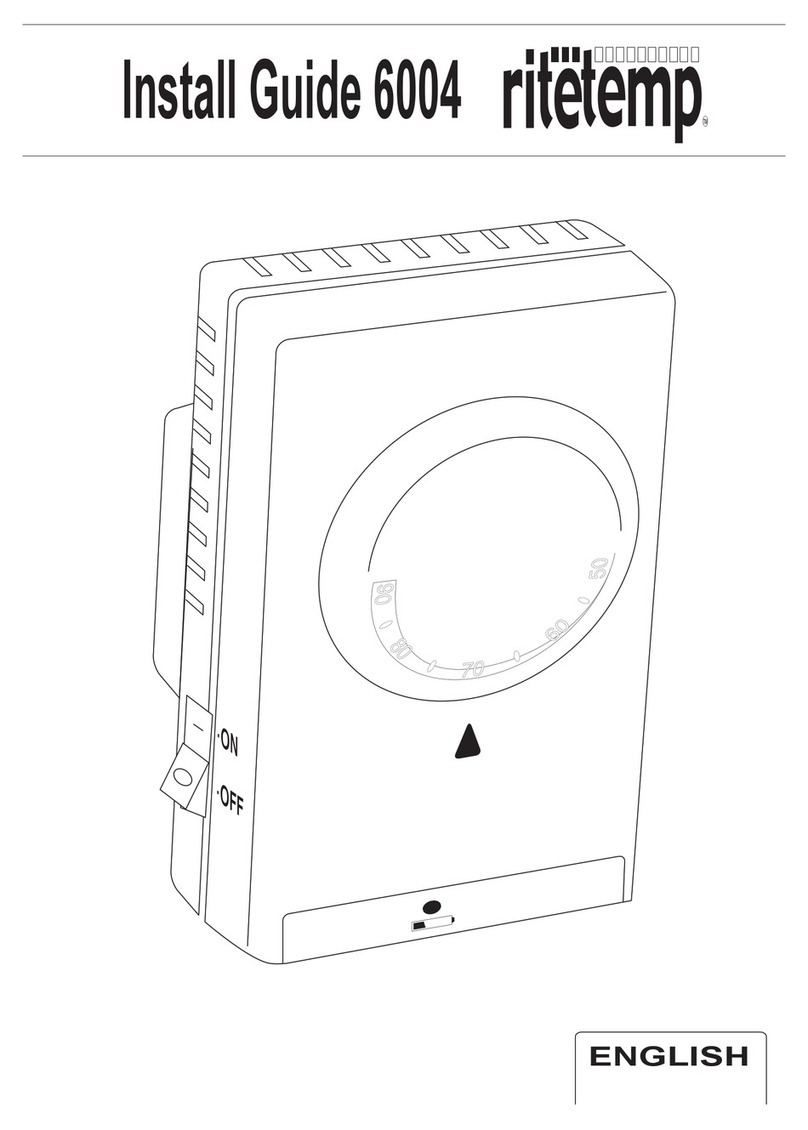 ritetemp 6004 User manual ritetemp 6004 User manual