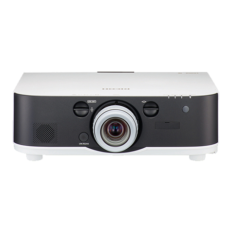 Ricoh PJ WX6170N User manual