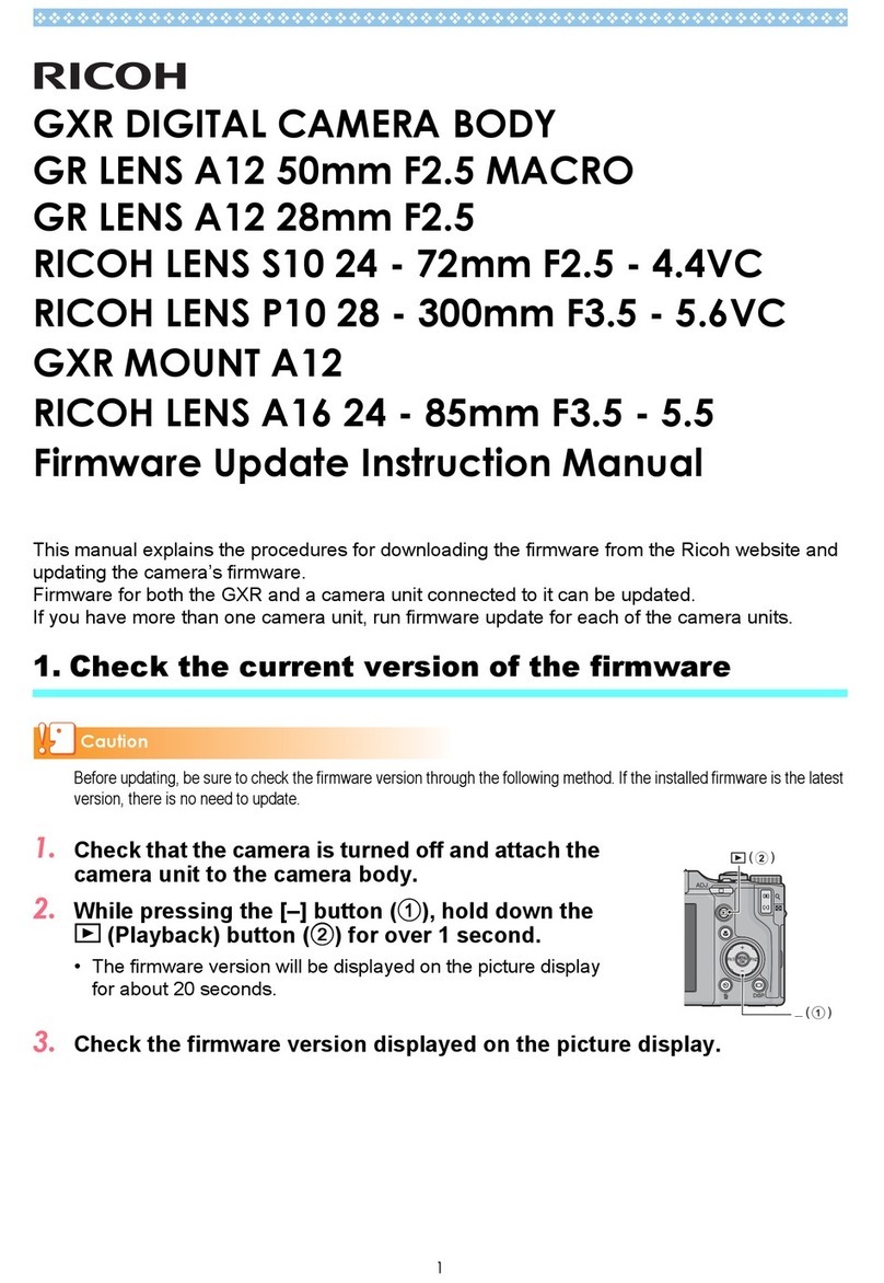 Ricoh GXR User manual