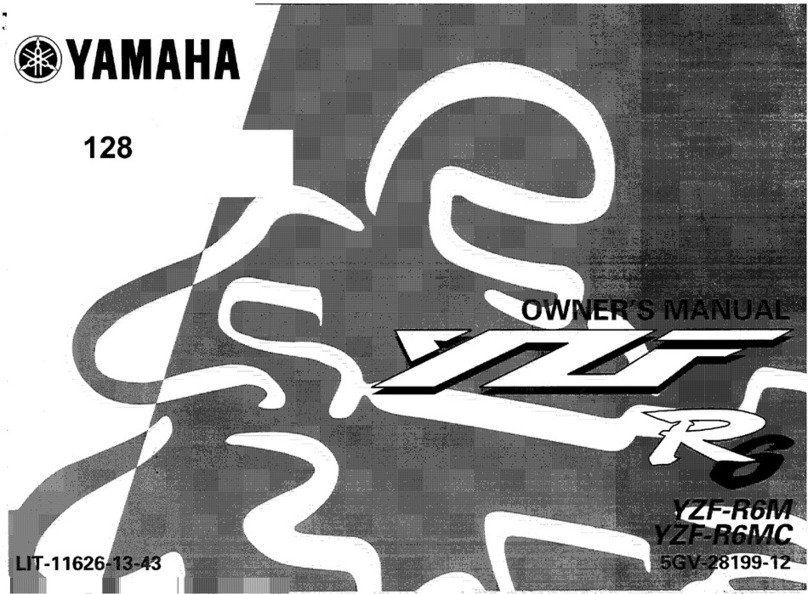 Yamaha YZF-R6M User manual Yamaha YZF-R6M User manual