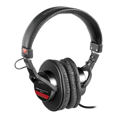 Sony MDR-V6 Service manual