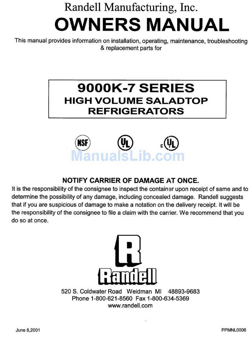 Randell 9030K-7 User manual