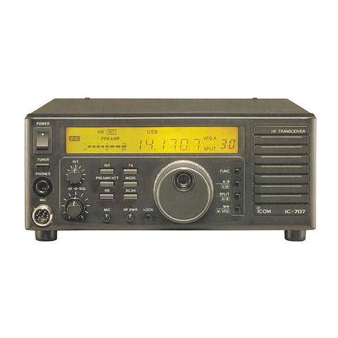 Icom IC-707 User manual