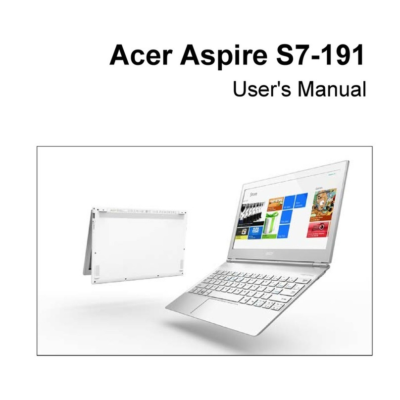 Acer Aspire S7-191 user manual