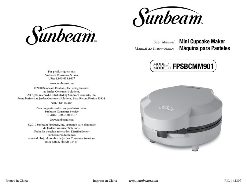 Sunbeam FPSBCMM901 User manual
