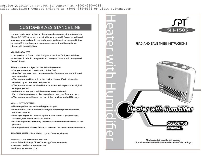 SPT SH-1505 operating manual